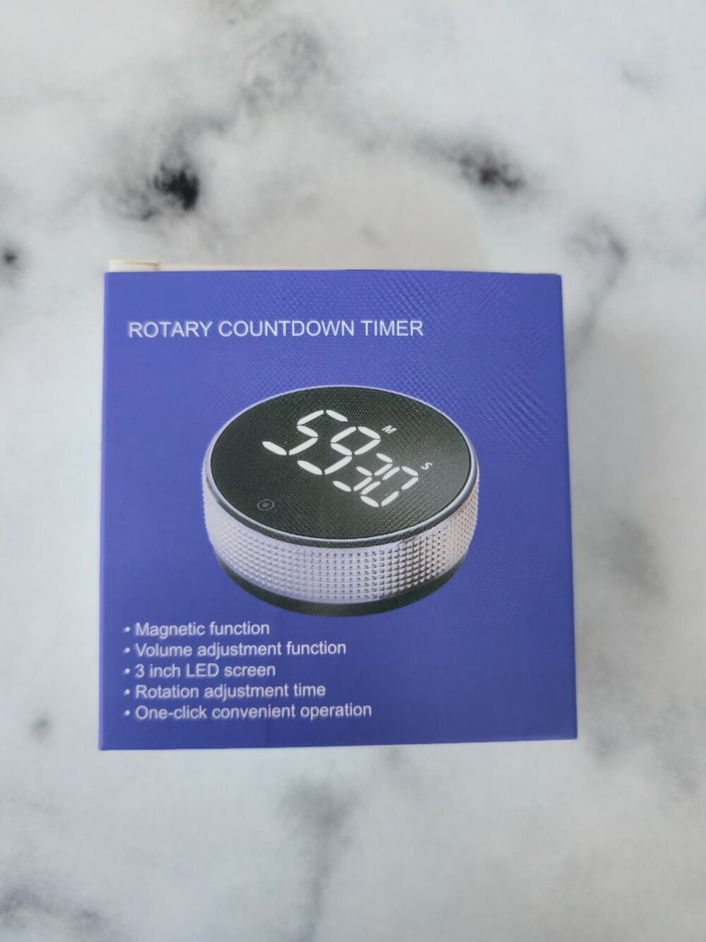 Magnetic Digital Kitchen Timer | Cooking, Study, Shower Countdown Clock - Picture 6 of 8